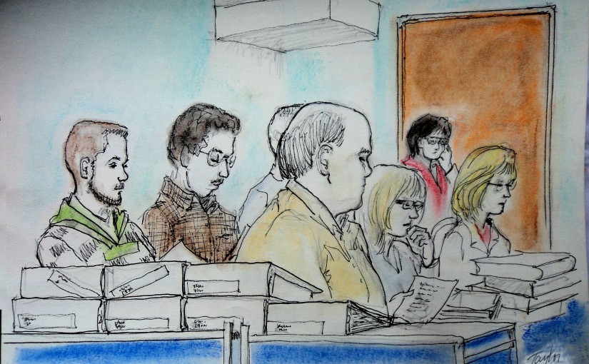 Courtroom Sketches: a 30 year history.